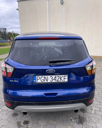 Ford Kuga cena 68999 przebieg: 137000, rok produkcji 2017 z Gniezno małe 232